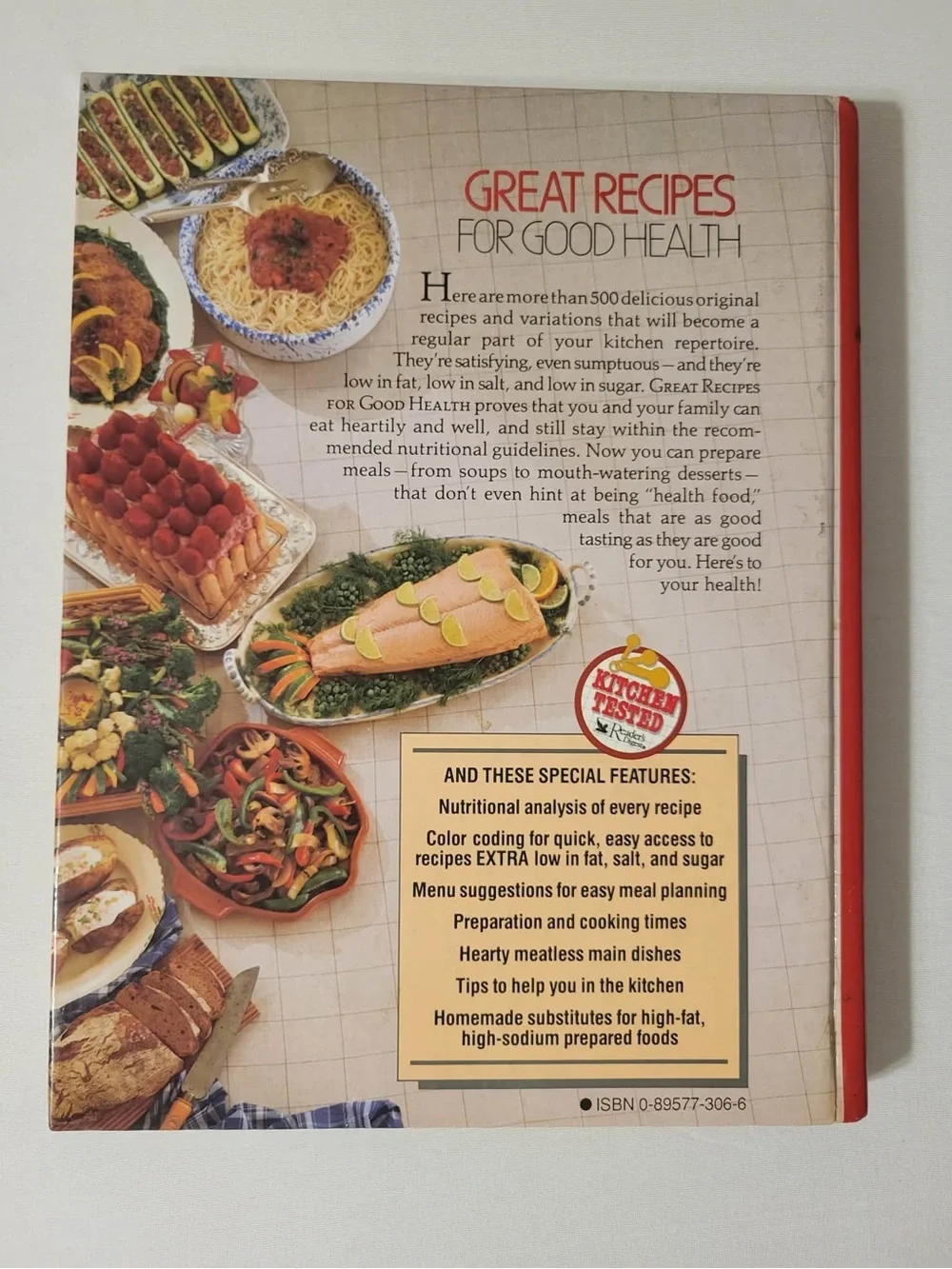 Reader's Digest Great Recipes for Good Health - Red Cover